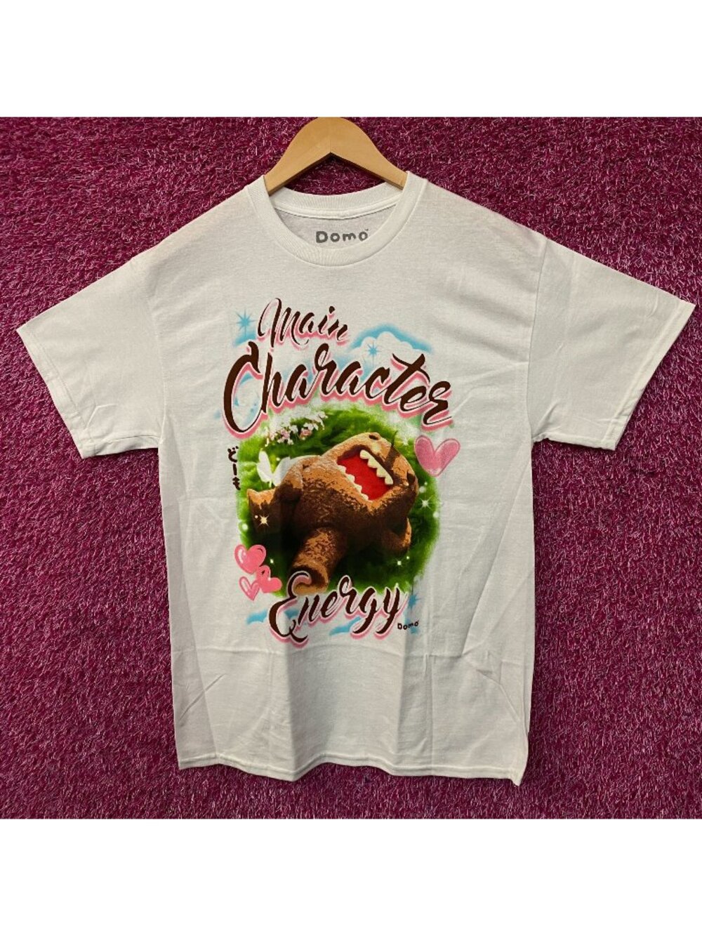 Domo "Main Character Energy" Graphic T-Shirt Medium